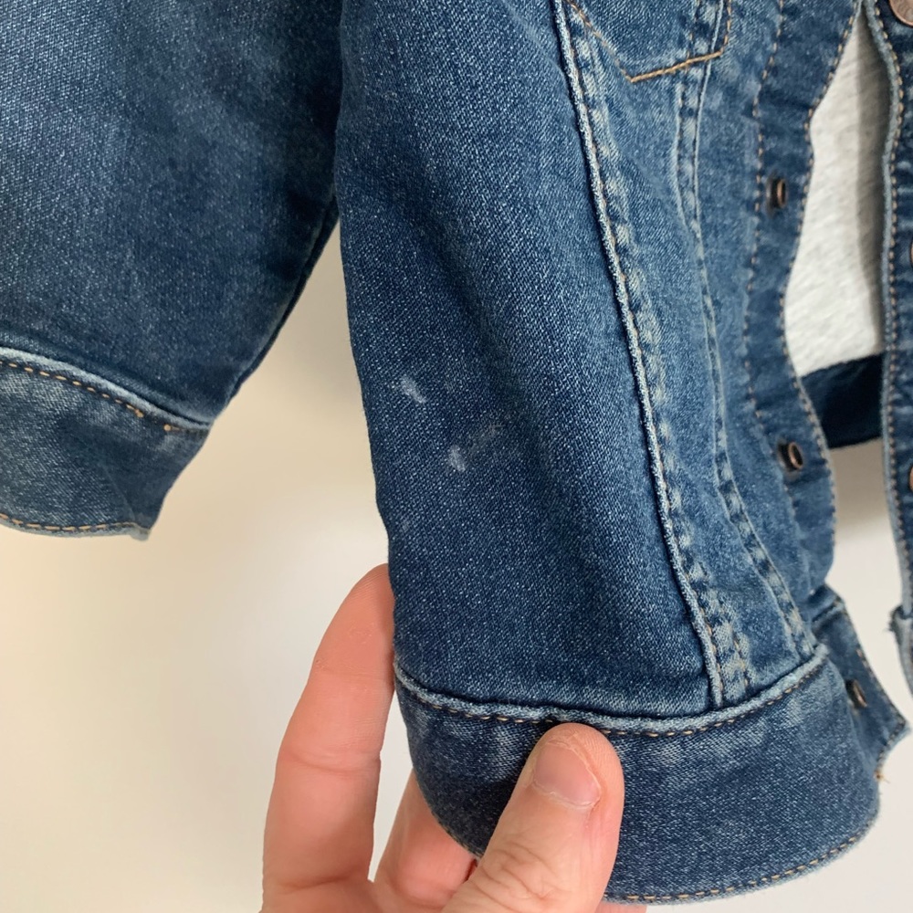 Baby Gap Jean jacked with soft sweatshirt material inside.